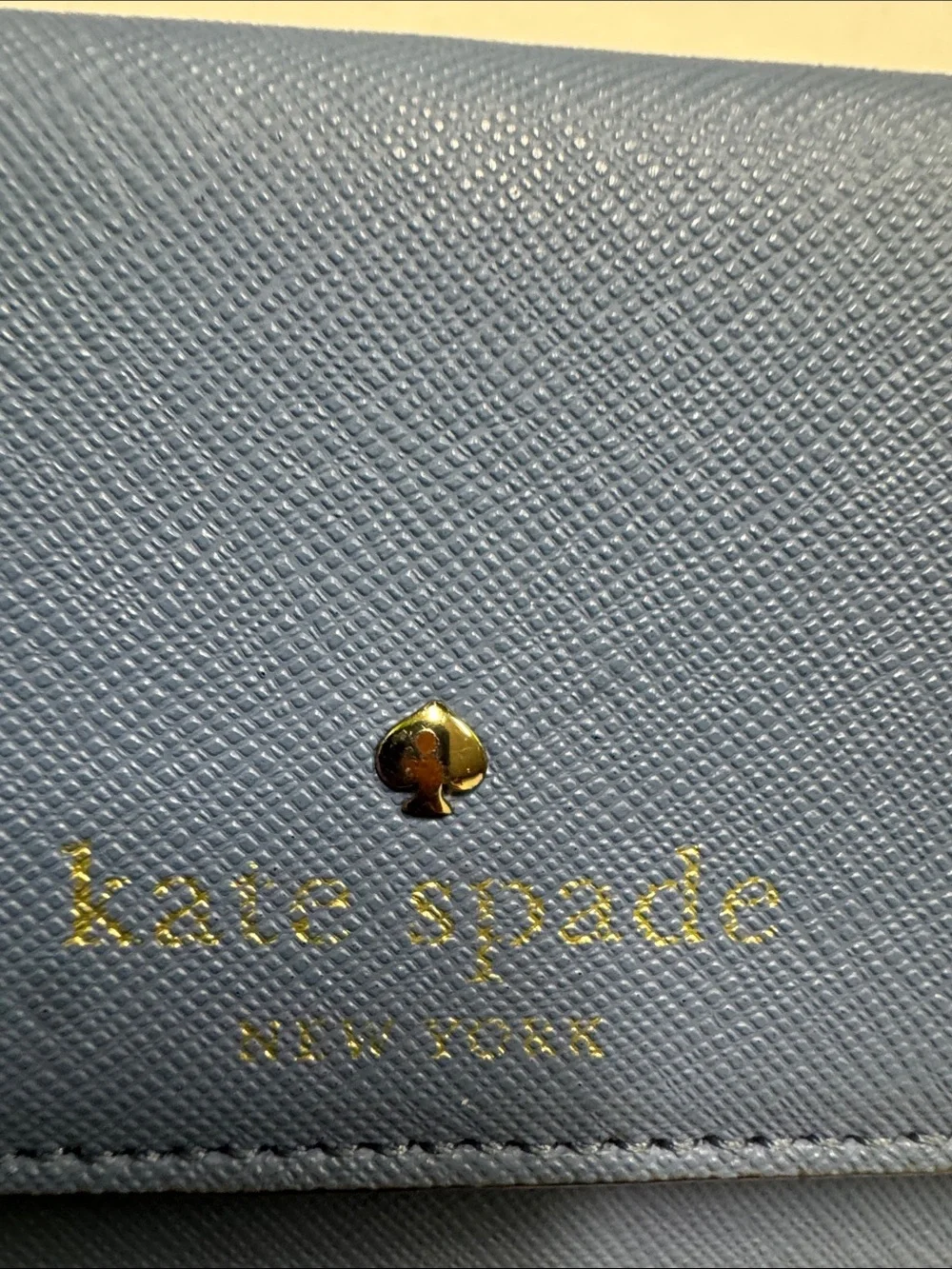 kate spade Blue Saffiano Wristlet Wallet with Detachable Strap - Picture 7 of 7